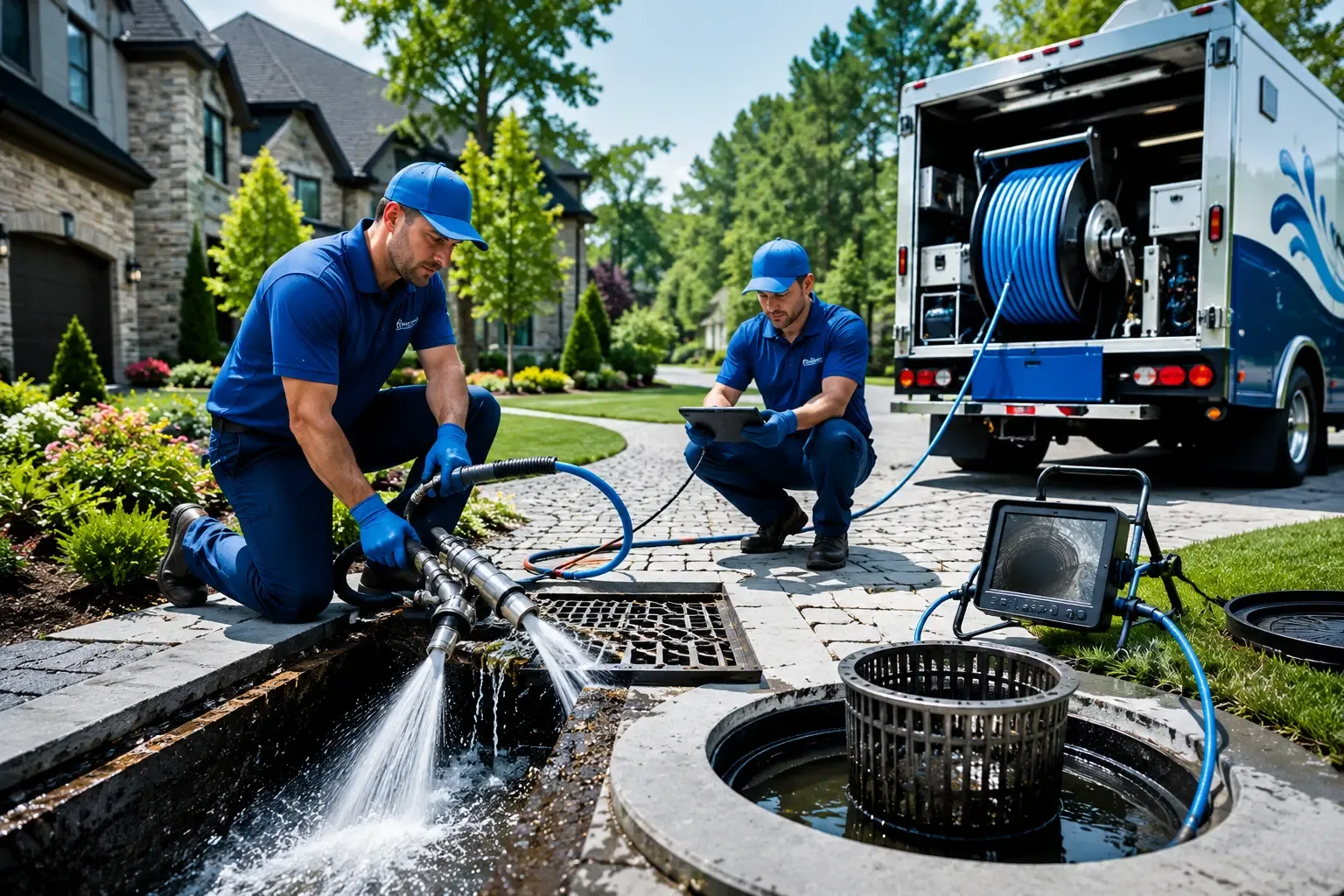 Local outdoor drain cleaning professionals in New Germantown, PA